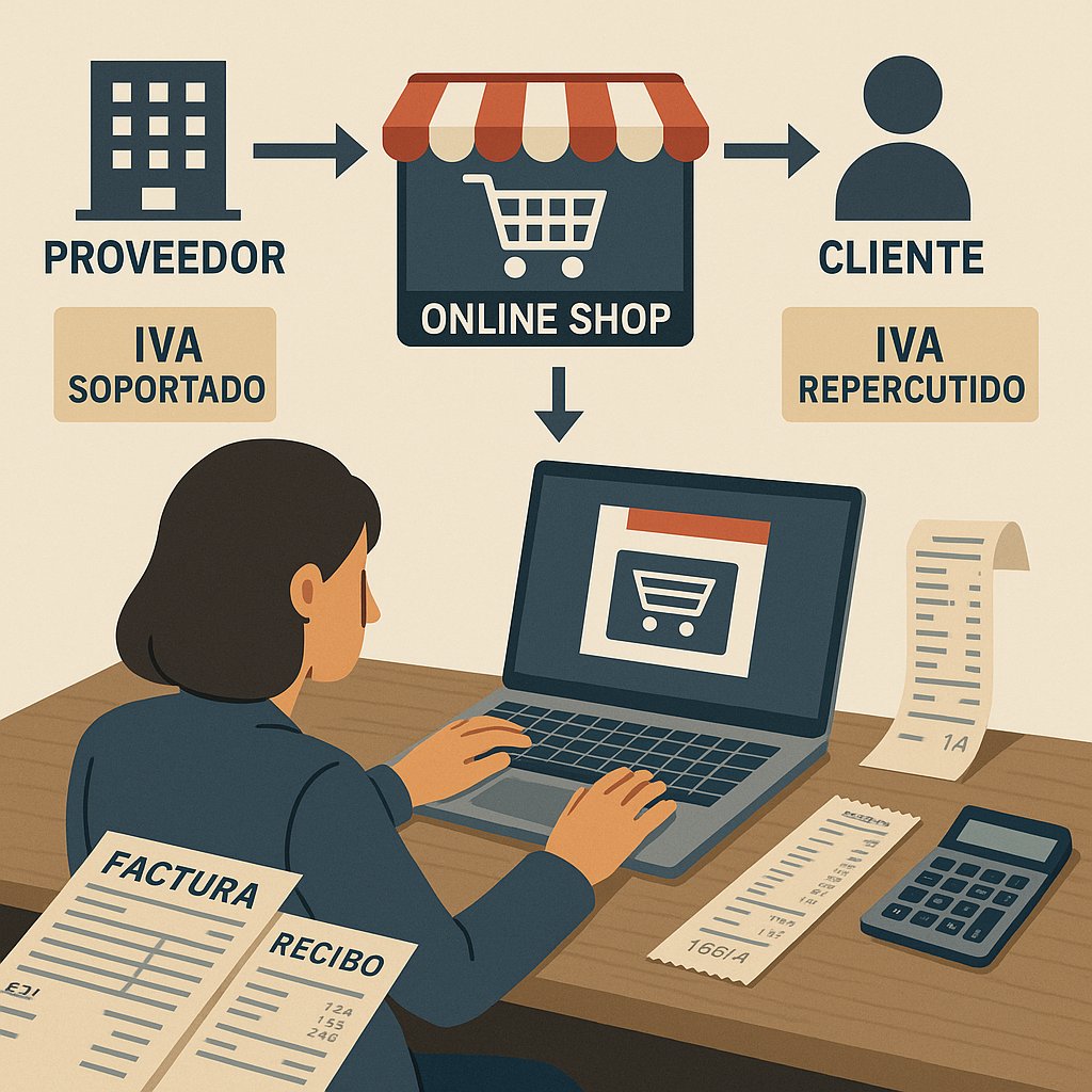 Contabilidad práctica para dropshipping: asientos y facturas para registrar el IVA, devoluciones y rectificaciones