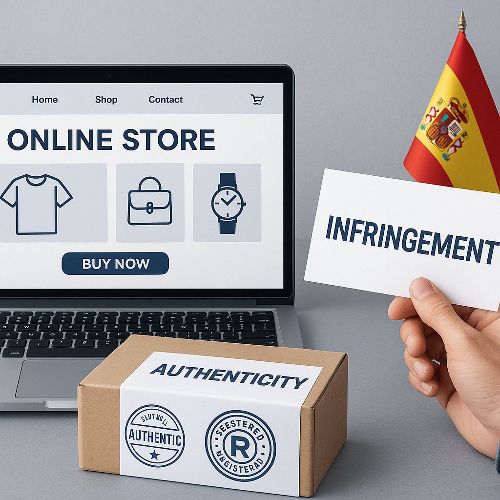 Propiedad intelectual y marcas en el dropshipping (España): cómo evitar falsificaciones y responder avisos de infracción