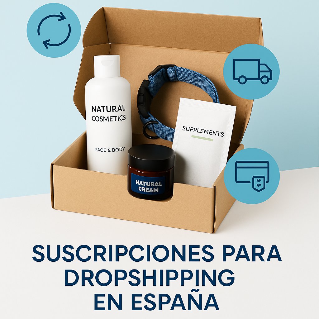 Nichos de dropshipping con suscripción en España: 12 ideas rentables y cómo montarlas paso a paso