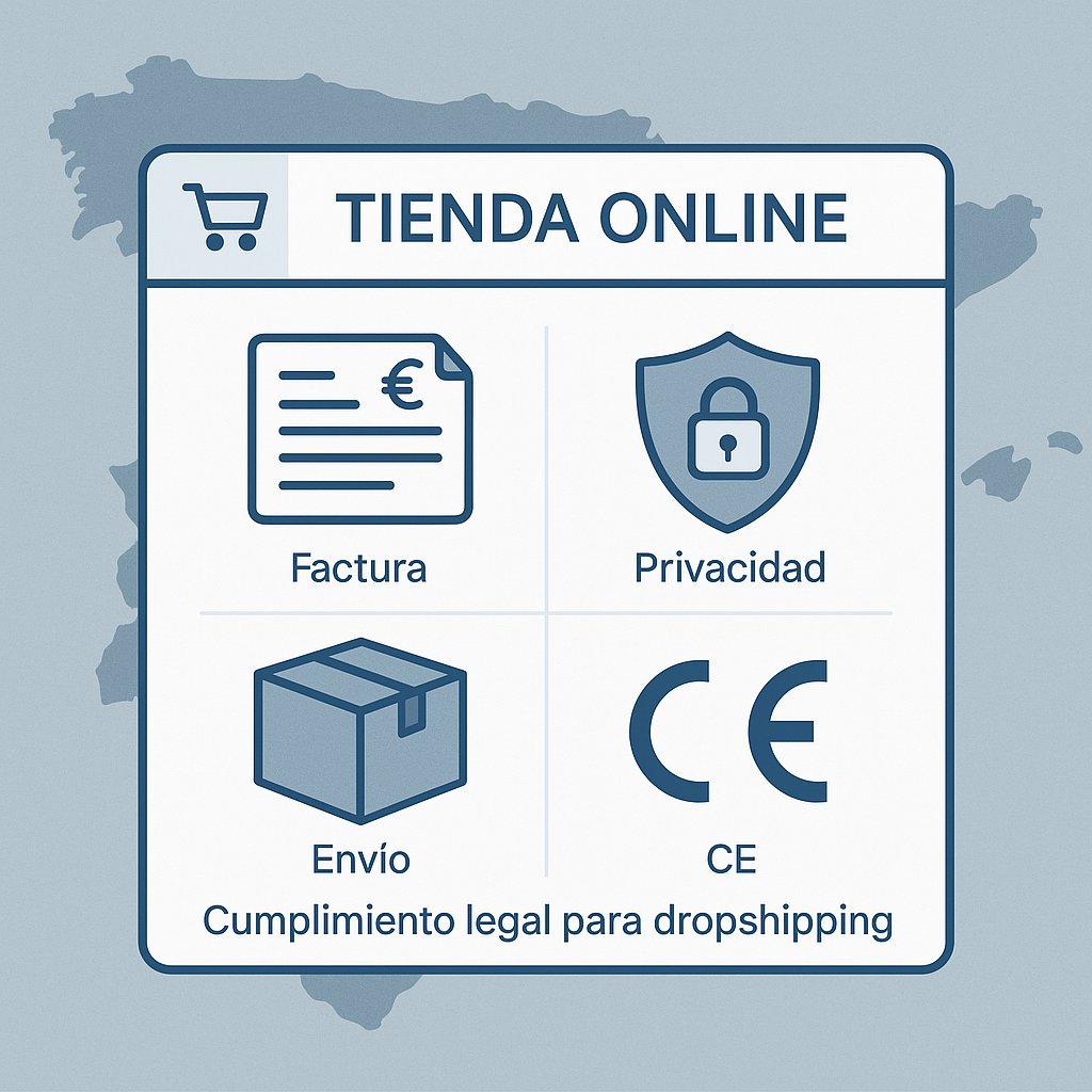 Qué plataforma elegir para que tu dropshipping cumpla la ley en España: checklist legal y comparativa práctica