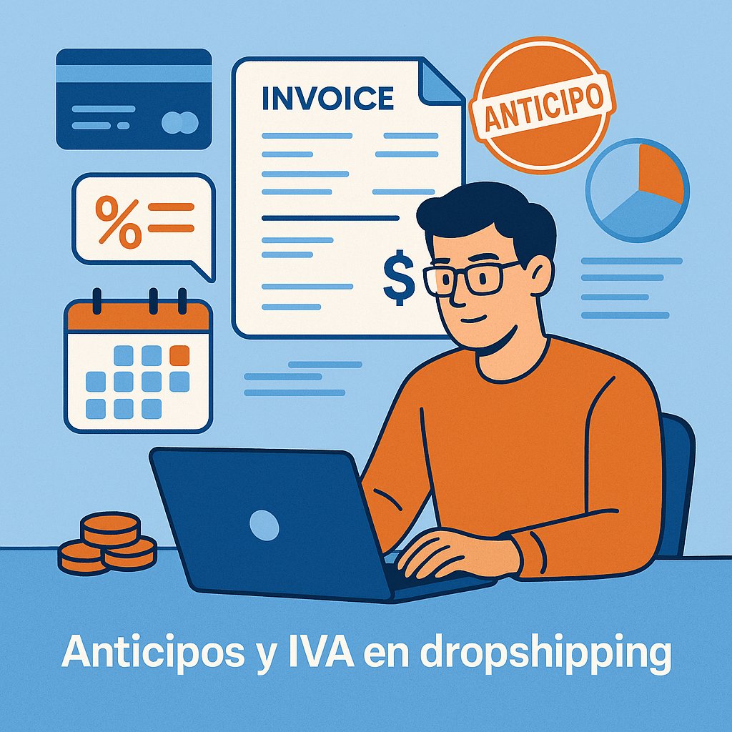 Anticipos, pre‑pedidos y pagos fraccionados en dropshipping: cómo facturar y gestionar el IVA sin errores