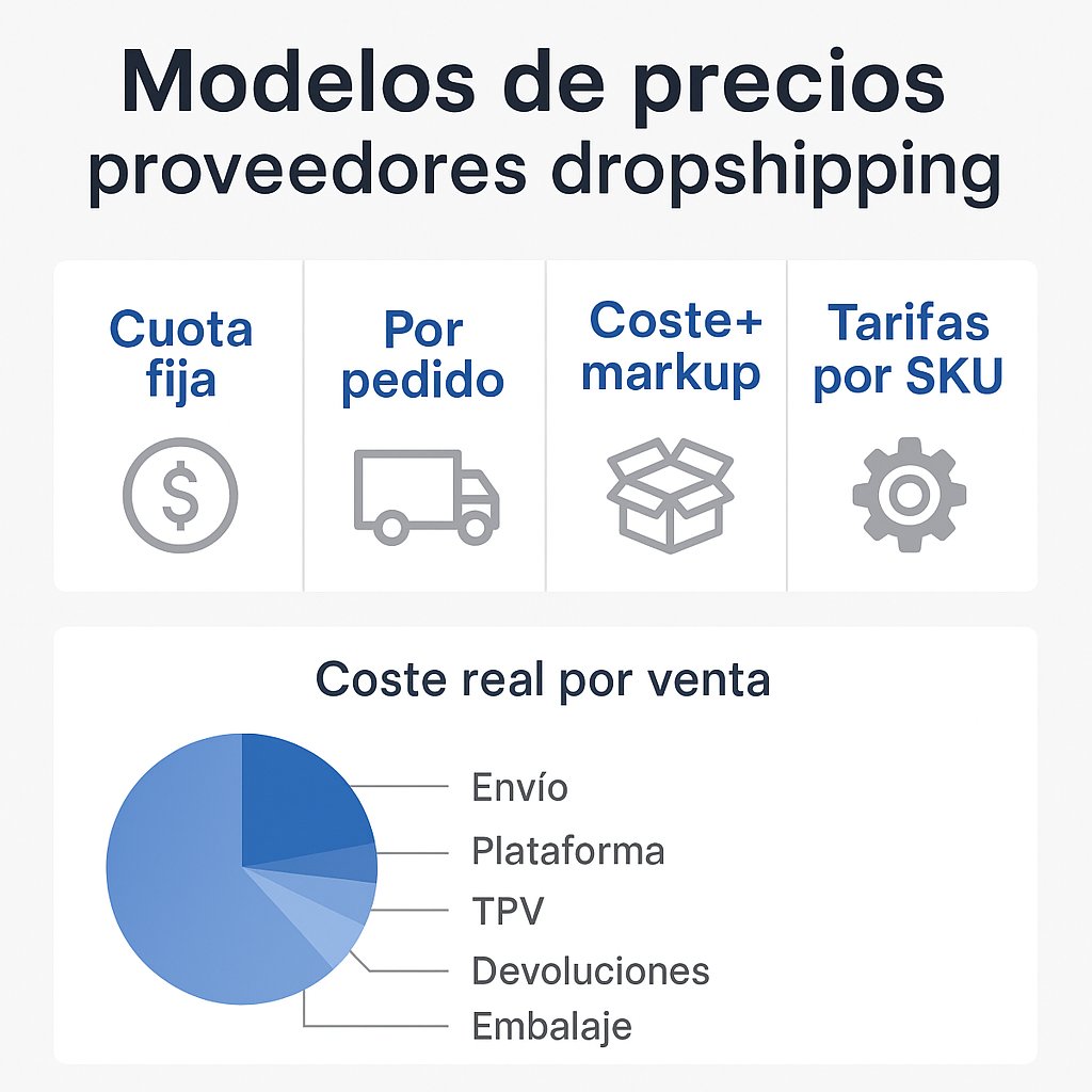 Cómo comparar modelos de precios de proveedores para dropshipping y calcular el margen real (con ejemplos prácticos para España)